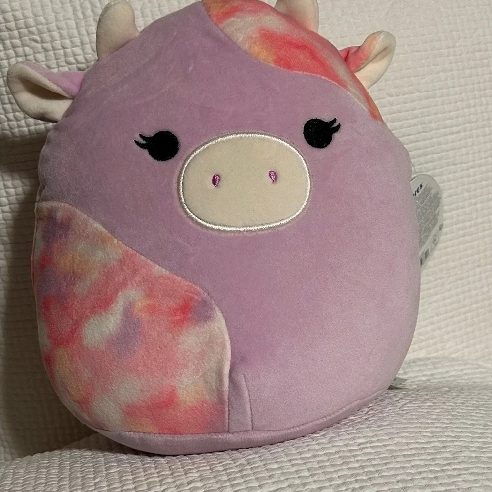 Squishmallows Suri - Cow With Tie-Dye Spots Plush 8 Inch